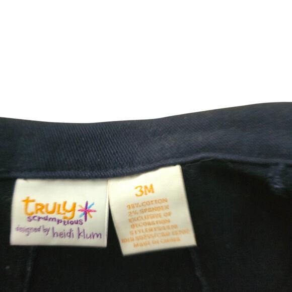 Truly Scrumptious by Heidi Klum Baby Jacket 3M – Navy, Flower Detail - Picture 3 of 9